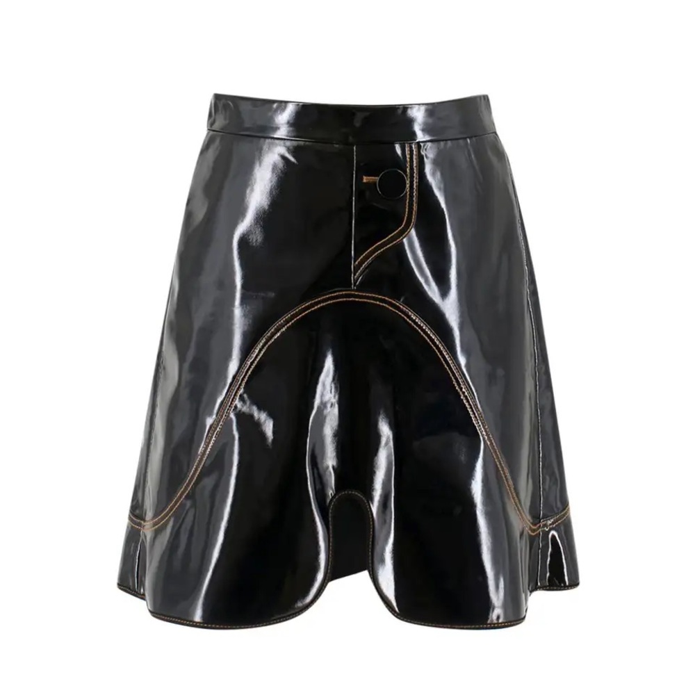 NWOT Ellery Black Milky Way Mini Skirt Size 8